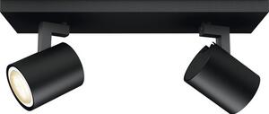 Șină spoturi Phillips Hue Runner GU10 2x5W, becuri LED incluse, negru
