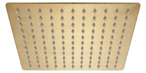 Pălărie de duș pătrată REA JS-P015BG 25cm Brush Gold