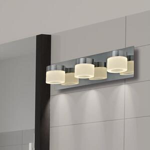 Aplică baie de perete crom cu LED integrat Kynosural 3x6,3W 630 lumeni IP44