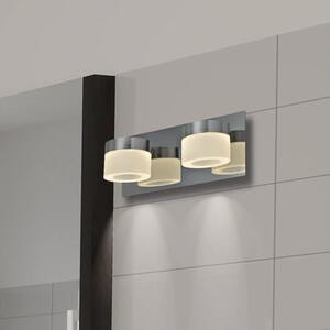 Aplică baie de perete crom cu LED integrat Kynosural 2x6,5W 630 lumeni IP44