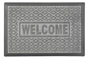 Covoraș intrare Welcome gri 40x60 cm