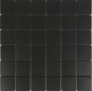Mozaic ceramic 29,8x29,8 cm negru mat