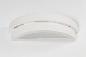 Aplică perete interior Helios E27 max. 1x60W, alb/ceramică
