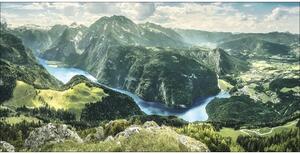 Tablou canvas Mountain Landscape I 50x100 cm