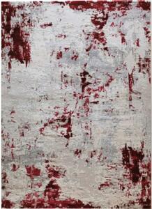 Covor Allure Red Velvet roșu/gri 80x150 cm