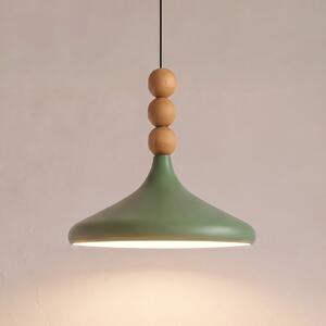 Opviq Lampă suspendată Eysan, verde, Ø 35 cm, metal, E27, reglabil, Verde, Camera de zi / sufragerie, Metal, Scandinavă