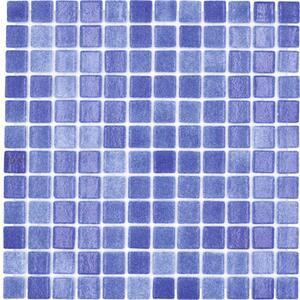 Mozaic piscină sticlă VP508PAT albastru 31,6x31,6 cm