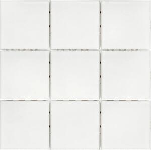 Mozaic ceramic alb lucios 30x30 cm