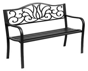 Bancă de grădină din metal Aga MR2045 127x60x89 cm