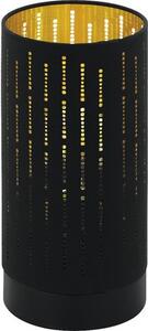 Veioză Varrilas E27 max. 1x40W, negru/auriu