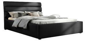 Pat Pomona 108Single, Negru, 120x200, Tapiterie, Somiera patSomiera pat, 14x22x10cm