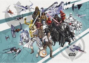 Fototapet vlies DX8-073 Disney Edition 4 Star Wars Cartoon Collage Wide 400x280 cm