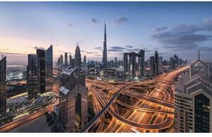Fototapet vlies SHX9-119 Lights of Dubai 450x280 cm
