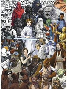 Fototapet hârtie 4-4111 Disney Edition 4 Star Wars Classic Cartoon Collage 184x254cm