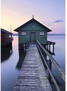 Fototapet vlies SHX4-019 The green boat house 200x280 cm