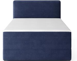 Pat boxspringbett Alamito albastru inchis 120/200 cm