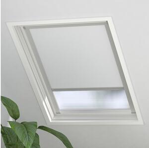 Rulou opac fereastră de mansardă Soluna Skylight 2.0 MK06 alb 61,3x99,5 cm