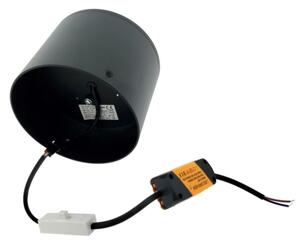 Spot LED, 10W, 230V, 3000/4000/6400K, diametru 12 cm, negru