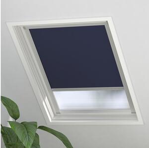 Rulou opac fereastră de mansardă Soluna Skylight 2.0 pentru Velux CK04 albastru 38,3x79,5 cm