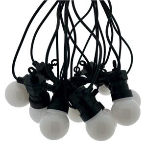 Ghirlandă decorativă LED pentru exterior 10xLED/0,36W/230V 4,5 m IP44 neagră