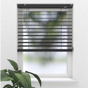 Jaluzea aluminiu Soluna 50 mm negru mat 90x180 cm