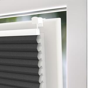 Jaluzea plisată celulară Soluna, tensionată lateral, cu efect de întunecare și termoizolare, gri 40x130 cm