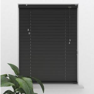 Jaluzea aluminiu Soluna 50 mm negru mat 90x180 cm