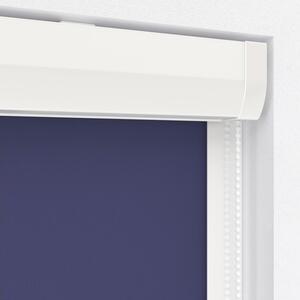 Rulou opac Soluna V34 albastru 50x175 cm, casetă albă