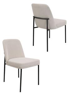 Scaun de dining Zafiro, picioare negre