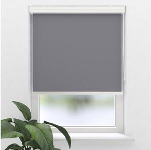 Rulou opac Soluna V33 gri 50x175 cm, casetă albă