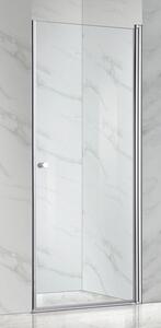 Ușă de nișă culisantă Belform Clear, 80x185 cm, sticlă securizată transparentă, profil crom