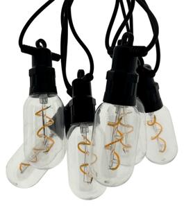 Ghirlandă LED decorativă pentru exterior 6xLED/0,6W/230V 4,5 m IP44 negru