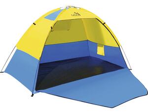 Cort plajă/camping Cattara Zaton 200x120x120 cm albastru/galben