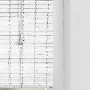Jaluzea bambus Soluna cu efect de întunecare, albă, 90x240 cm