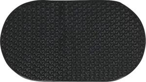 Covor antiderapant cadă duș PVC 69x39 cm negru