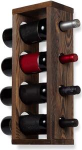 Stand sticle vin din lemn, seria wood,Homs Bar, Natur, 50 x 12 x 17 cm,700153