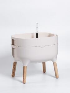 Recipient scund de cultivare Plastia Urbalive, crem