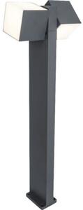 Stâlp pitic cu LED integrat Lutec Cuba 24,4W 900 lumeni, 75cm, pentru exterior IP54, gri