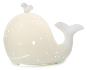 ONLI - Lampă de masă PORCELLANA 1xE14/6W/230V 16,2 cm balenă