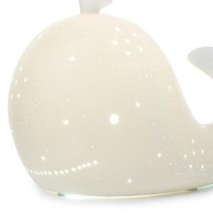 ONLI - Lampă de masă PORCELLANA 1xE14/6W/230V 16,2 cm balenă