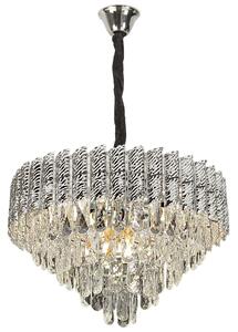 Lampă suspendată Cristal G055-CP 50cm CHROME