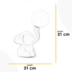 ONLI - Lampă de masă PORCELLANA 1xG9/6W/230V 31 cm elefant