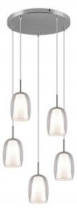 Suspensie 5 becuri E14 BARRET 317530506 Trio
