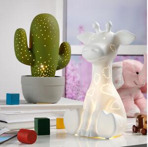 ONLI - Lampă de masă PORCELLANA 1xE14/6W/230V 30 cm girafă