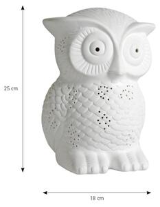 ONLI - Lampă de masă PORCELLANA 1xE14/6W/230V 25 cm bufniță