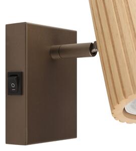 Brilliant - Aplica spot de perete LAKEWOOD 1xGU10/10W/230V maro