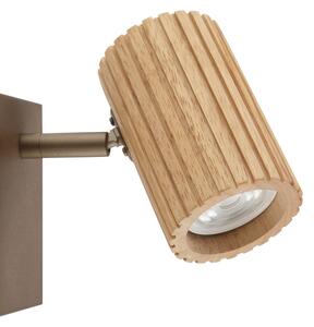 Brilliant - Aplica spot de perete LAKEWOOD 1xGU10/10W/230V maro