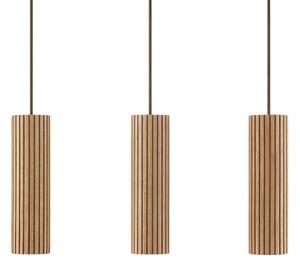 Brilliant - Lustră suspendată cu cablu LAKEWOOD 3xGU10/10W/230V maro