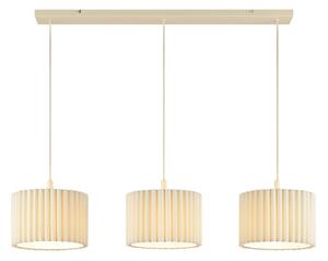 Brilliant - Lustru suspendat pe cablu VELIN 3xE27/20W/230V crem