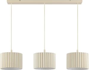 Brilliant - Lustru suspendat pe cablu VELIN 3xE27/20W/230V crem